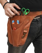 Garden Tool Belt Pouch Leather Florist Belt Multi-Purpose Work Tool Belt - $41.33