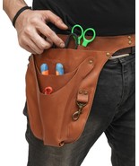 Garden Tool Belt Pouch Leather Florist Belt Multi-Purpose Work Tool Belt - £31.29 GBP