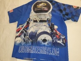 RARE Advertising Edge Oficial Uniform USA  NHRA Racing Drag Car Shirt Sz 2X USA  - $138.60