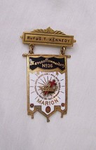 VINTAGE KNIGHTS TEMPLAR MASONIC CROSS MEDAL BADGE MARION COMMANDERY No. 36 - $49.49