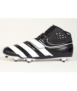 Adidas Malice D Black &amp; White Football Cleats Detachable Cleats Mens NWT - £63.75 GBP