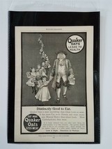 Vintage 1901 Quaker Oats Walking with Little Girls- Original Full Page Ad - £5.19 GBP