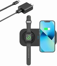 T2a 2 in 1 ultra thin wireless Qi fast charging pad + QC3.0 adapter Black - $7.25