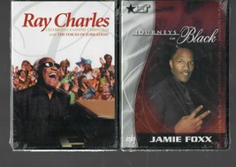 Ray Charles Celebrates A Gospel Christmas Dvd + Jamie Foxx Journeys In Black Dvd - £6.16 GBP