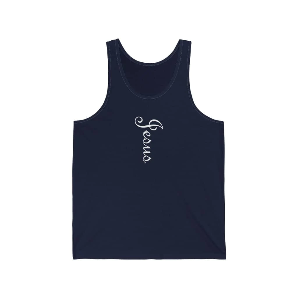 Bella & Canvas Jersey Tank "Jesus" mylo