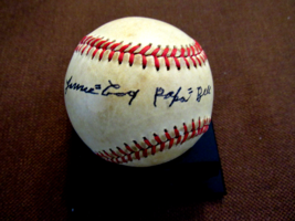 JAMES COOL PAPA BELL STARS GRAYS HOF SIGNED AUTO MACPHAIL OAL BASEBALL J... - £1,183.84 GBP