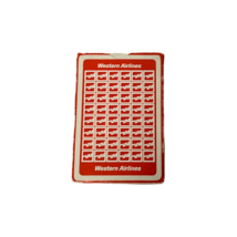 Vintage Deck of Western Airlines Playing Cards Deck - £15.92 GBP