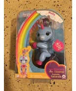 WowWee AUTHENTIC Fingerlings Stella Blue Unicorn Interactive Toy - £30.74 GBP