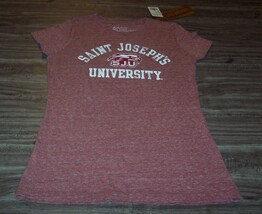 WOMEN&#39;S TEEN Vintage Style  SAINT JOSEPH&#39;S UNIVERSITY Hawks T-SHIRT XS NEW - $367.22 MXN