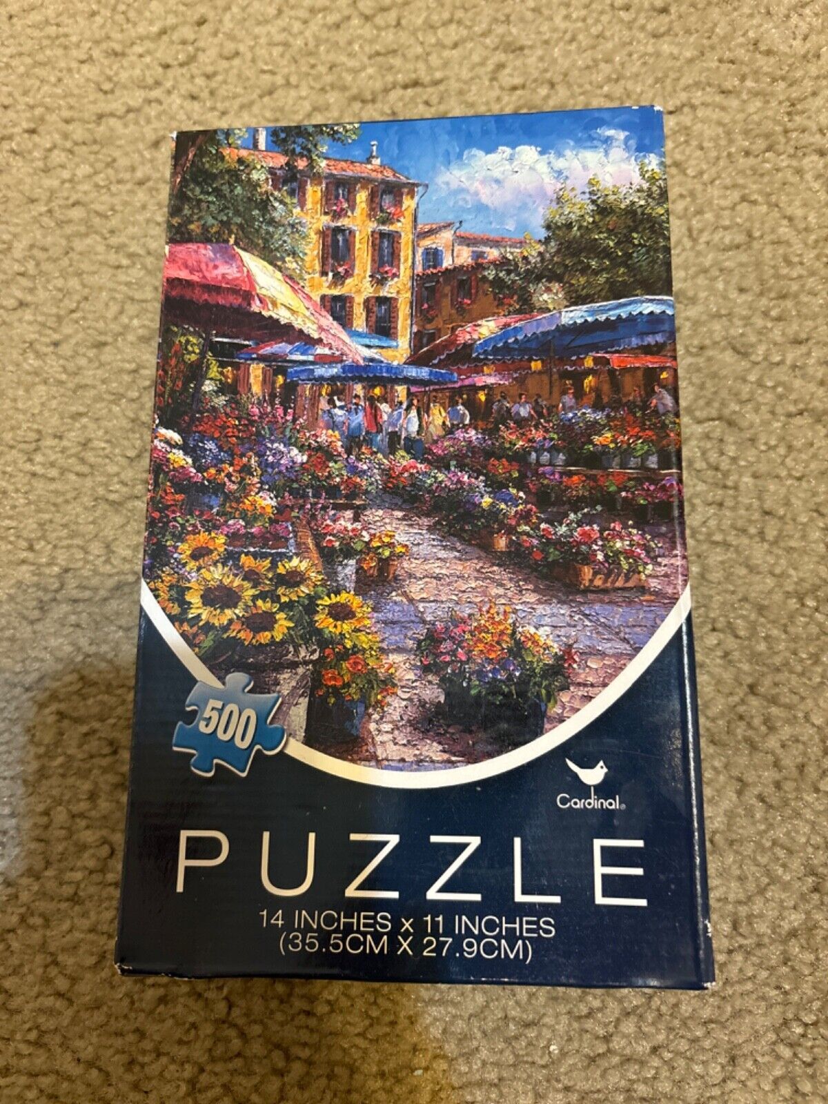 New In Box &quot;Provence Market&quot; Cardinal NWT 500 Piece Jigsaw Puzzle by Sam... - $9.49