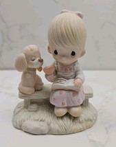 Precious Moments 1970 Loving Is Sharing Porcelain Figurine #E-3110/G - $8.99