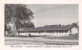Lansing Michigan Bell Motel ~ North On US Route 27 ~ Cartolina - £6.48 GBP