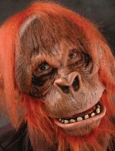 Orangutan Mask Monkey Primate Movable Mouth Ugly Halloween Costume Party... - £54.50 GBP