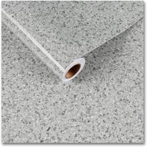 For Countertops, Cre8Tive 24&quot;X354&quot; Large Size Grey Granite Contact Paper For - £41.09 GBP