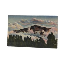 Postcard Pikes Peak Among The Clouds Mountains Colorado Vintage Unused - $4.01