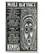 Archie Bell's Future Kulture 1993 Music Event Handbill Kennel Club San Francisco