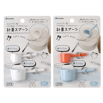 INOMATA Measuring Mini Spoon 2p 0.1&amp;0.5oz (5&amp;15ml) Kitchen Tool White / Red&amp;Blue - £11.54 GBP