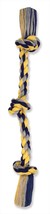 Mammoth Pet Products Cottonblend 3 Knot Rope Tug Toy Multi-Color 1ea/10 in, Mini - £3.10 GBP