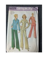 Simplicity Misses Shirt jacket pants Sewing Pattern sz 10 6229 - uncut - £8.51 GBP