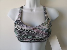 NWT LULULEMON PGCI Multi Color Luxtreme A/B Cup Free To Be Bra *Wild 8 - $77.59