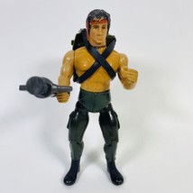Rambo Force of Freedom Firepower Action Figure w/ Machine Gun 1985 Stallone VTG - £16.15 GBP