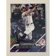 5/25* Giancarlo Stanton Hardest Hit Ball Statcast Era 2024 Topps Now #86... - $387.29 CAD