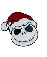 Nightmare Before Christmas Jack head with Santa Hat Enamel Pin 1 1/2&quot; x ... - £3.87 GBP