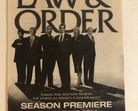 Law And Order Tv Series Print Ad Vintage Sam Waterston Dennis Farina TPA2 - £4.74 GBP