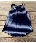 Lululemon Women’s Stripe Racerback Tank top Size 6 Black AE - £14.05 GBP