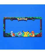 Pokemon Custom License Plate Frame Car Anime Figure Pikachu Charmander S... - £39.10 GBP