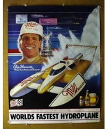 1988 MILLER HIGH LIFE 3 Time National Champion hydroplane poster - £7.85 GBP