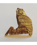 Alberta Canada Goldtone Owl Travel Souvenir Lapel Hat Pin Tie Tack Pinch... - €17,02 EUR