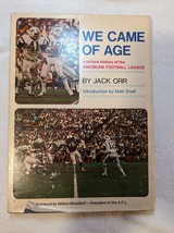 We Came Of Age (1969 HC/DJ) AFL Photo History Jack Orr - £17.74 GBP