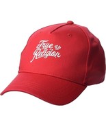 True Religion TR2351 Snap Back Red Hat Cap ( O/S ) - £39.20 GBP