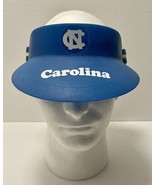 VINTAGE UNC Tarheels 1975 North Carolina Blue Visor Cap Huffer Plastic V... - £29.57 GBP