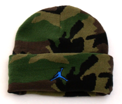 Nike Jordan Jumpman UCLA Bruins Green Camo Knit Cuff Beanie Men&#39;s One Si... - £38.87 GBP