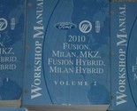 2010 Ford Fusion Lincoln MKZ Milan Hybrid Service Shop Repair Manual Set... - $189.99