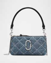 Snapshot Quilted Denim Shoulder Bag - $247.65