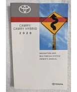 2020 Toyota Camry/Camry Hybrid Navigation &amp; Multimedia System Owner&#39;s Ma... - $14.95