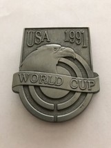 U.S.A. America 1991 World Cup Shooting Team Metal Fashion Belt Buckle - $9.00