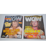 Lot of 2 2001 WOW WORLD OF WRESTLING Magazine #1 &amp; #10  Triple H / HHH C... - £23.35 GBP