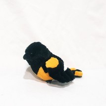 Ganz Webkinz Lil&#39; Kinz Oriole Bird Black Orange Plush Stuffed Animal 4&quot; No Code - £12.62 GBP