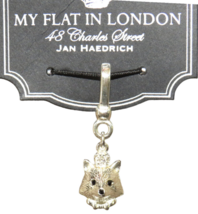 My Flat In London Brighton Tally Ho Fox Charm Silver Tone CZ Detail - $49.99