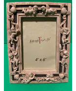 NWT - HomeTrends Cherub Angels Raised Relief 4&quot; x 6&quot; Resin Picture Frame - £11.74 GBP