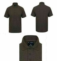 Lavoro Polo Grigio Antracite Resistente Abbigliamento T-Shirt S/M/L/XL - $19.54+