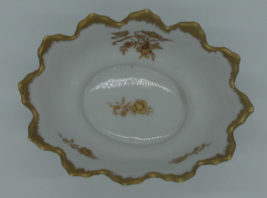 Royal Kendall Fine China Gold Trim Floral Serving Bowl Flower Rose Desig... - $14.84