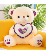Mother&#39;s Day Glowing Led Teddy Bear Soft Plush Toy All Occasions-Light B... - £15.70 GBP