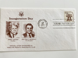 Jimmy Carter Inauguration Day Cover - £39.18 GBP
