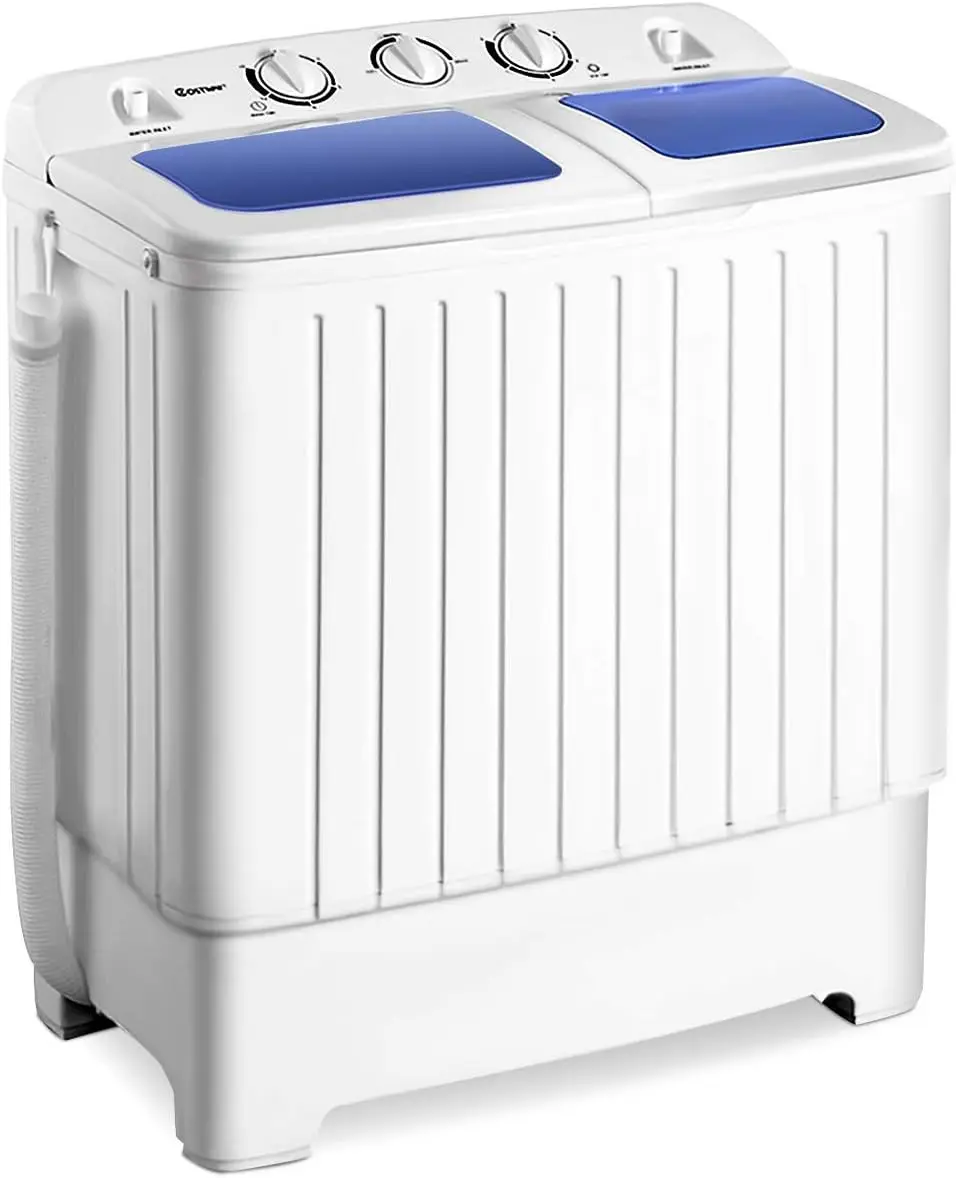Able mini compact twin tub washing machine 20lbs washer 20lbs large capacity blue white thumb200