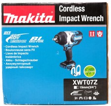 MAKITA XWT07Z 18V LXT 1/2&quot; BRUSHLESS IMPACT WRENCH 780/1250 FT-LBS, BARE... - $4,601.51 MXN